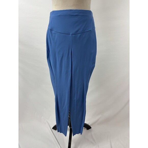 Lululemon Leggings Bright Blue 4 Skinny Pocket Drawstring Stretch Raw Hem - Picture 11 of 11